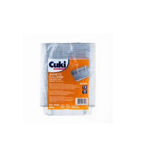 VASCHETTA ALLUMINIO N° 1 STANDARD x100 p (1 pz) (COD 128) CUKI 435CC 130x105 cm